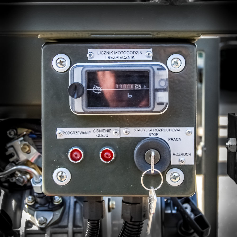 Motopompa PD 50 RE - Panel sterowania