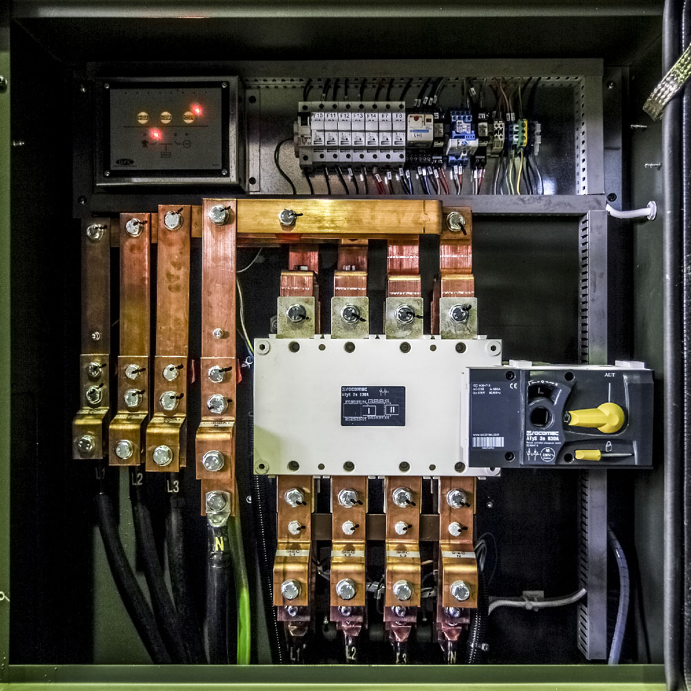 Kontenerowa Elektrownia Polowa KEP 2x125 - Szyny dawcze